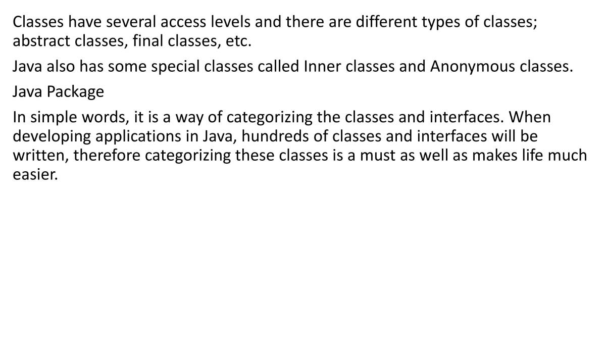 Java Basics PPT - PowerPoint Slides - MyPrivateTutor UAE