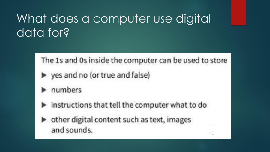 Digital Data - PowerPoint Slides - MyPrivateTutor UAE