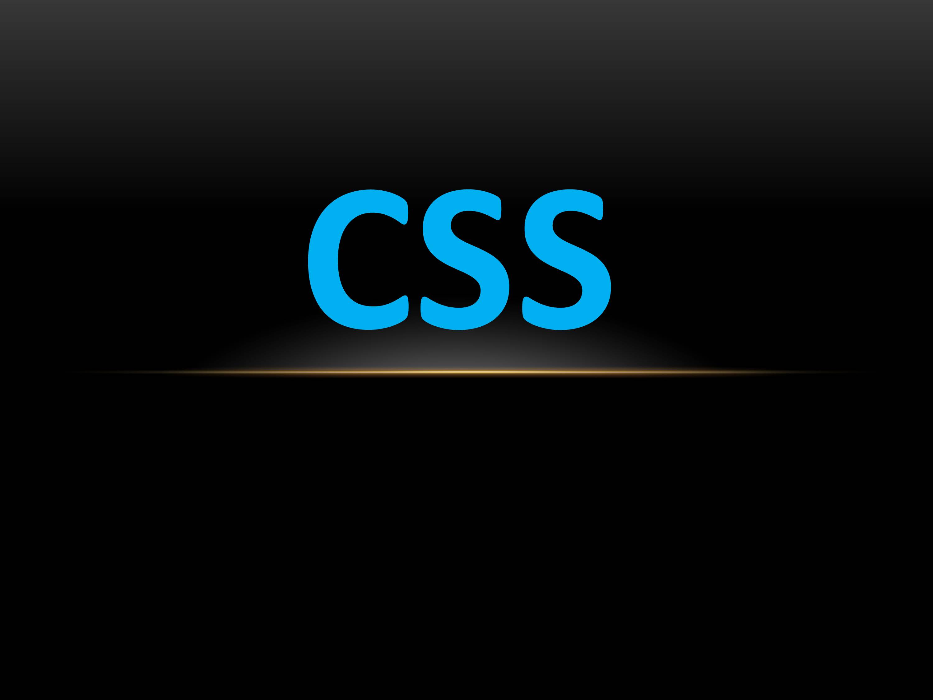 Presentation on Introduction to CSS