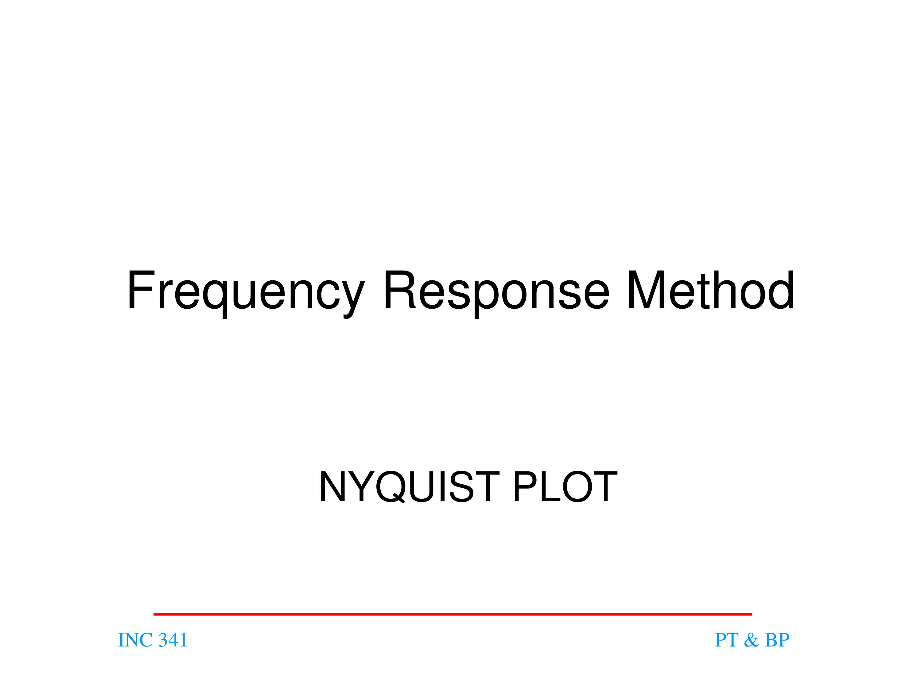 Presentation on FREQUENCY RESPONSE PLOT (NYQUIST PLOT-CONTROL ENGINEERING)