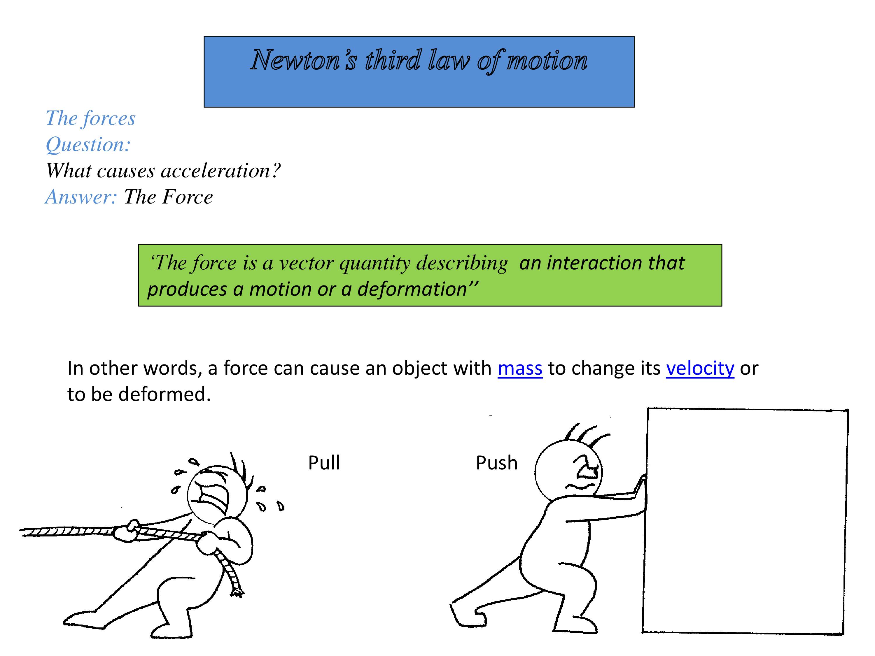 Law of Newton